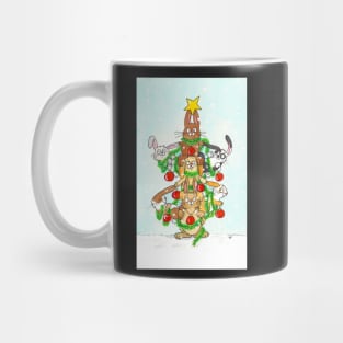 Christmas Bunnies Mug